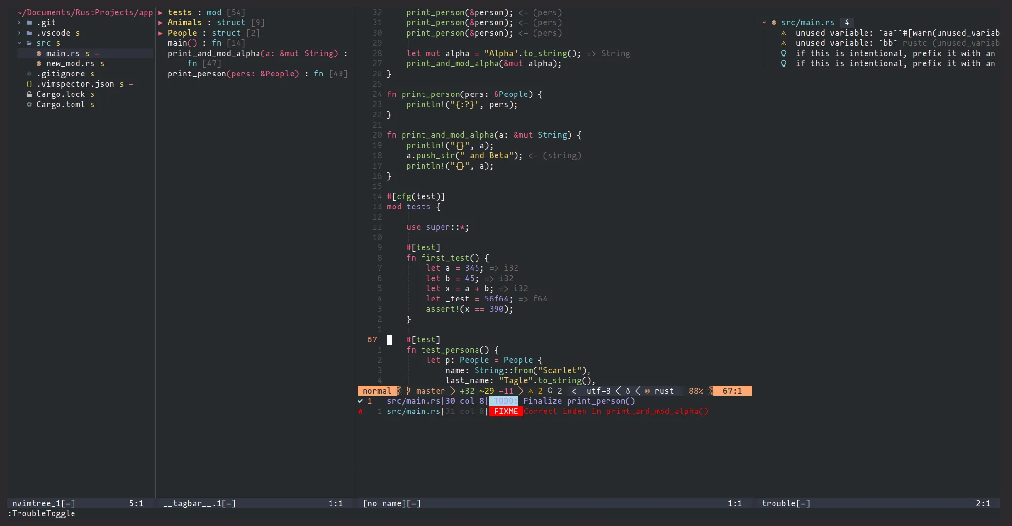 Rust IDE-like features in Neovim